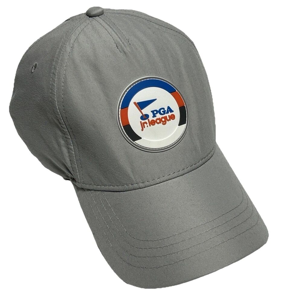 PGA Junior Leage Gray Golf Men's Hat Adjustable Ball Cap Baseball